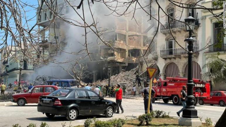 4 قتلى و 13 مفقودا بانفجار فندق في هافانا