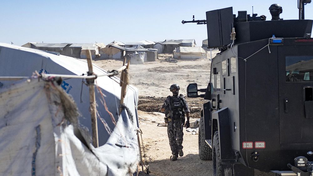 قصف تركي يستهدف قوات أمن مخيم الهول في شمال شرق سوريا