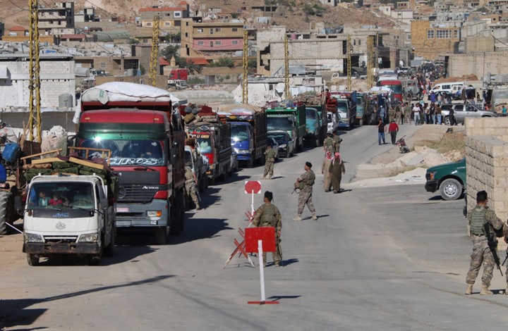 وصول دفعة من المهجرين السوريين في لبنان إلى مناطقهم في ريف حمص