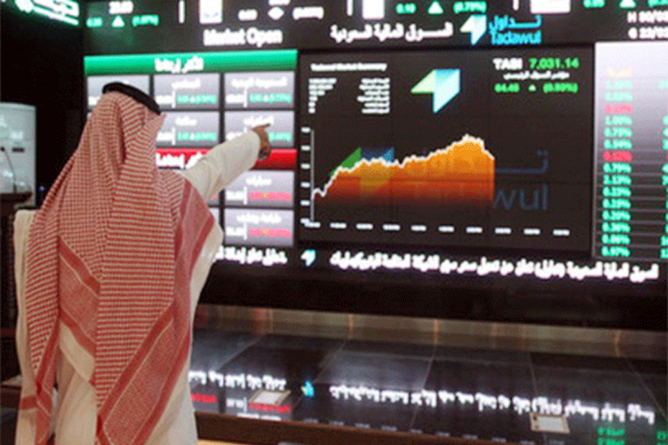 أسهم السعودية تستهل الشهر على انخفاض والقطرية تواصل الارتفاع