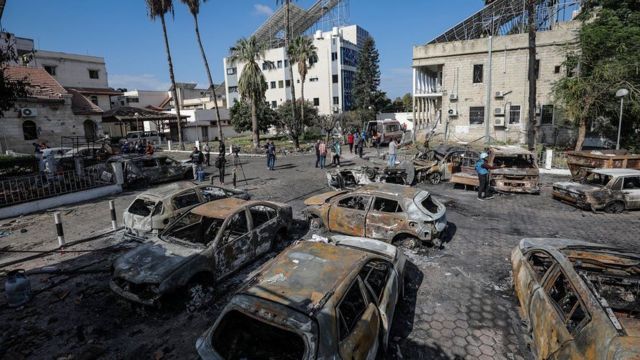 تقرير لـهيومن رايتس ووتش يدعي أن حماس المسؤولة عن مجزرة مستشفي المعمداني